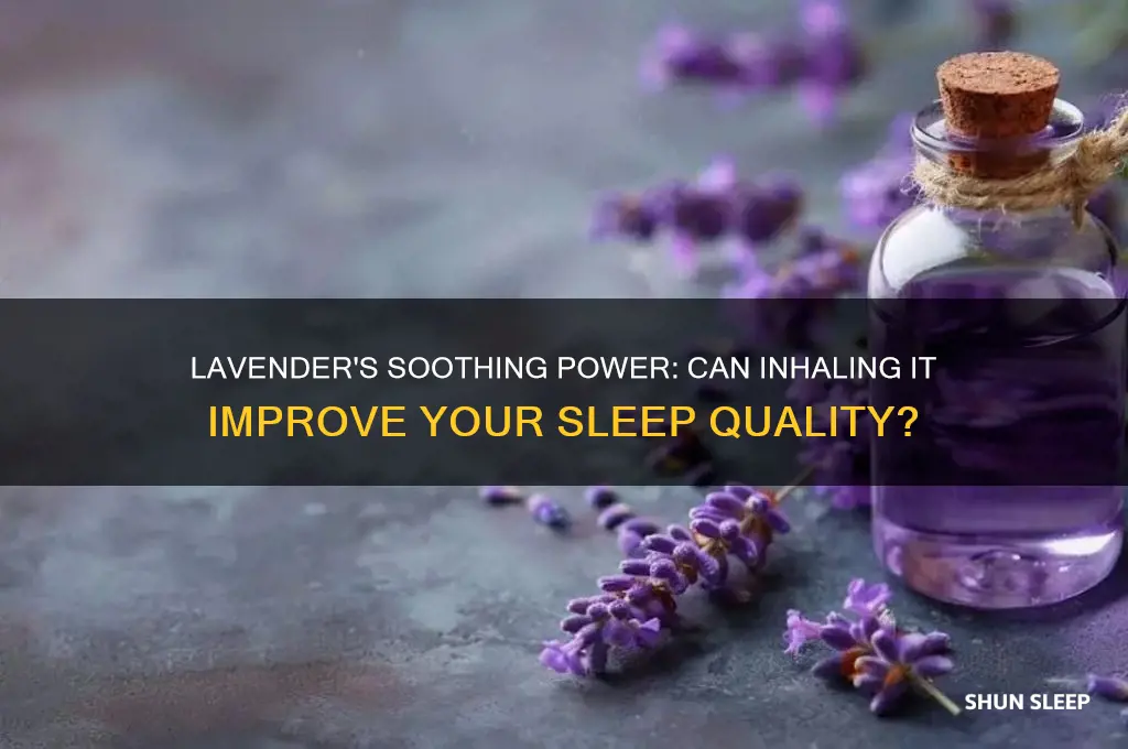 does breathing lavender help you sleep