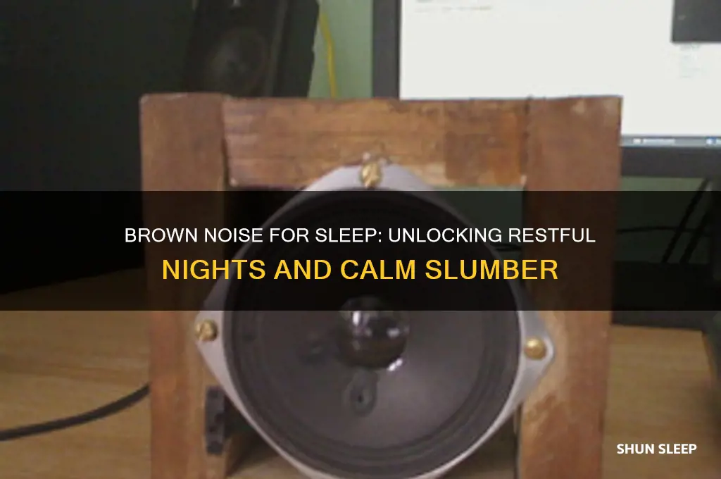 does brown noise help you sleep