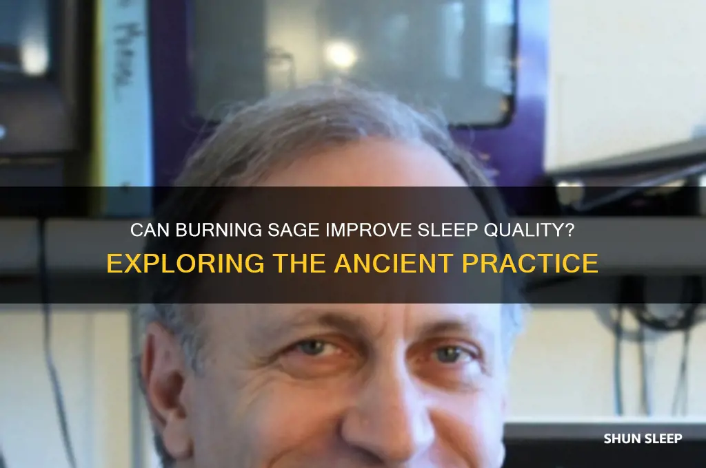 does burning sage help you sleep