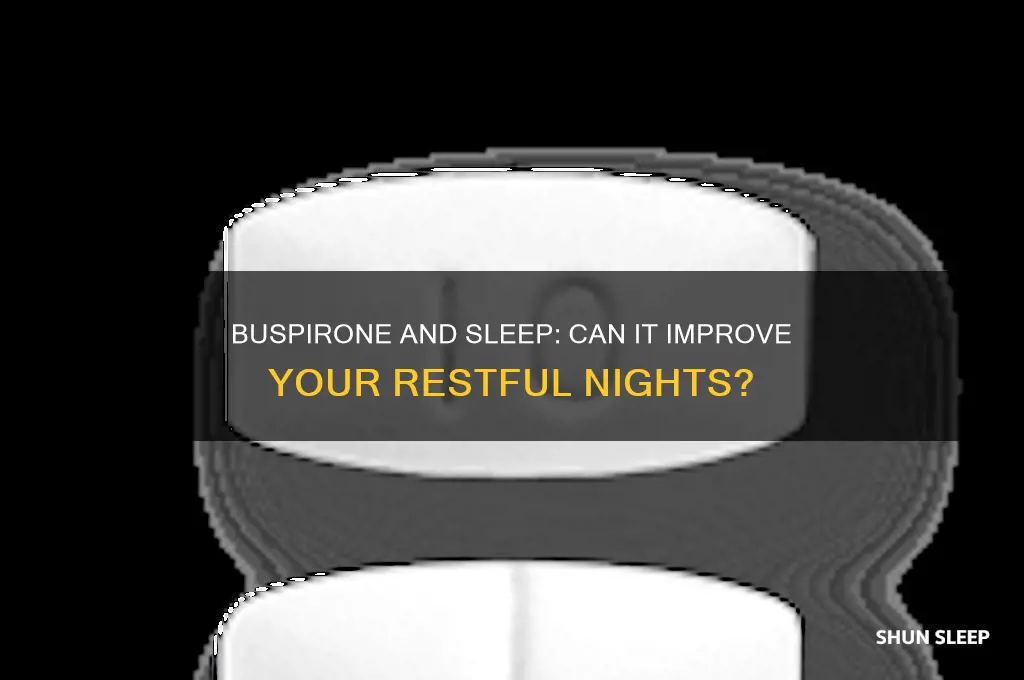 does buspirone help you sleep
