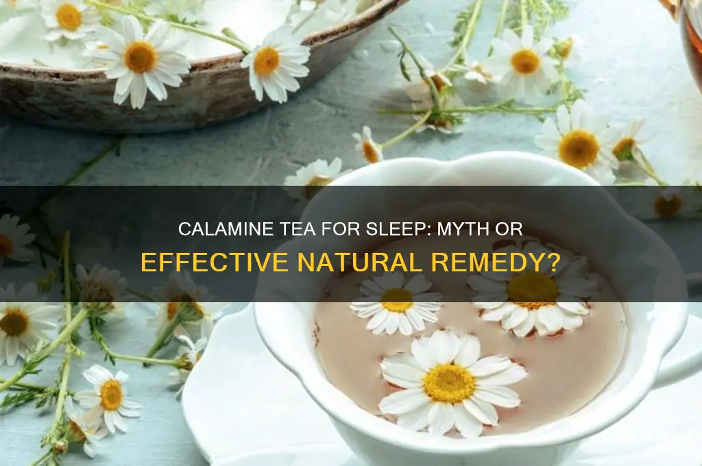 does calamine tea help you sleep
