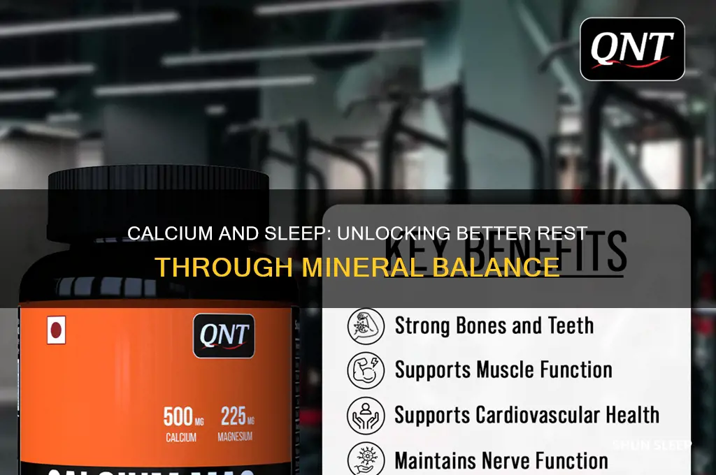 does calcium help with sleep