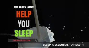 Calcium Lactate and Sleep: Can It Improve Your Rest?