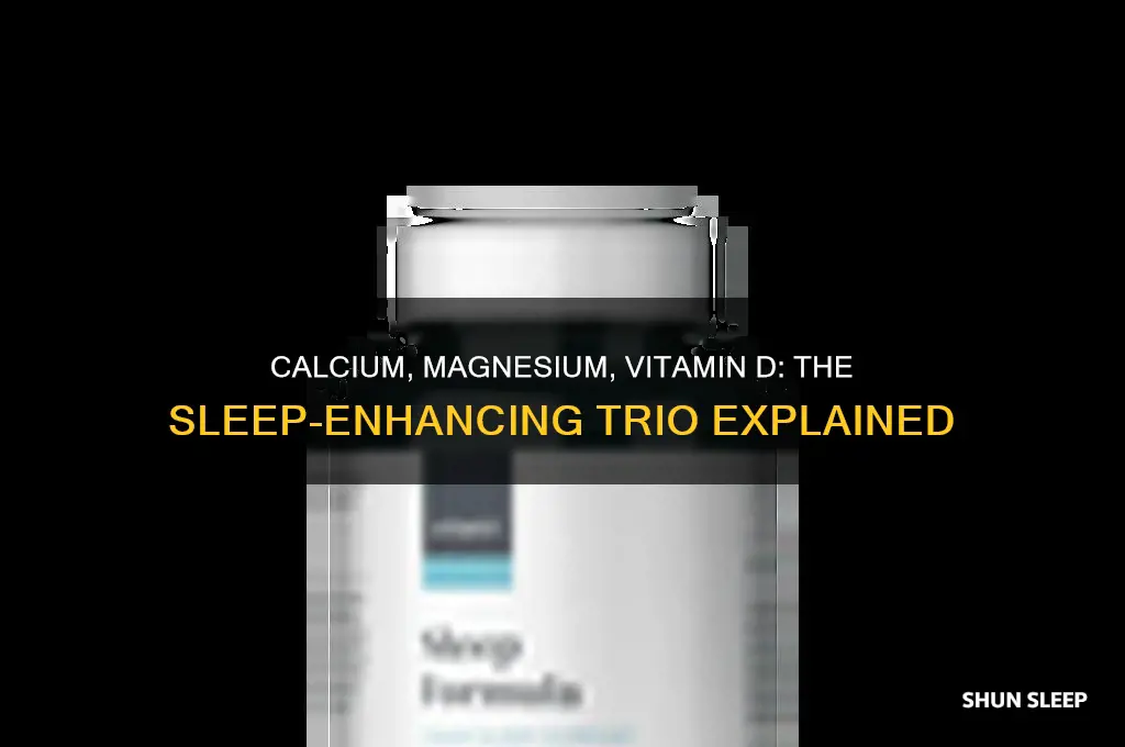 does calcium magnesium vitamin d help you sleep