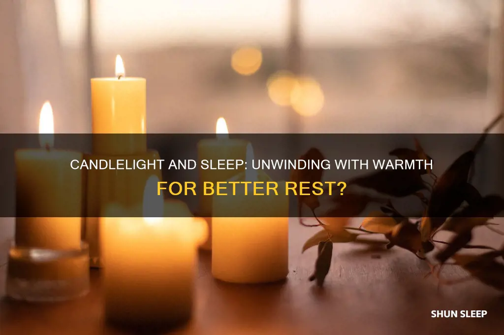 does candle light help you sleep