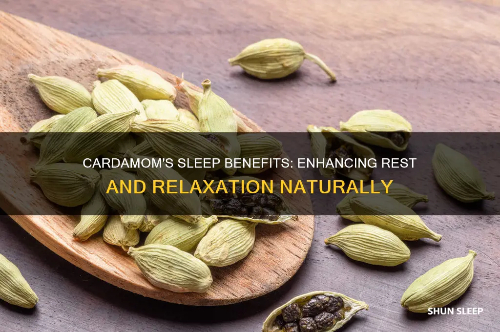 does cardamom help with sleep