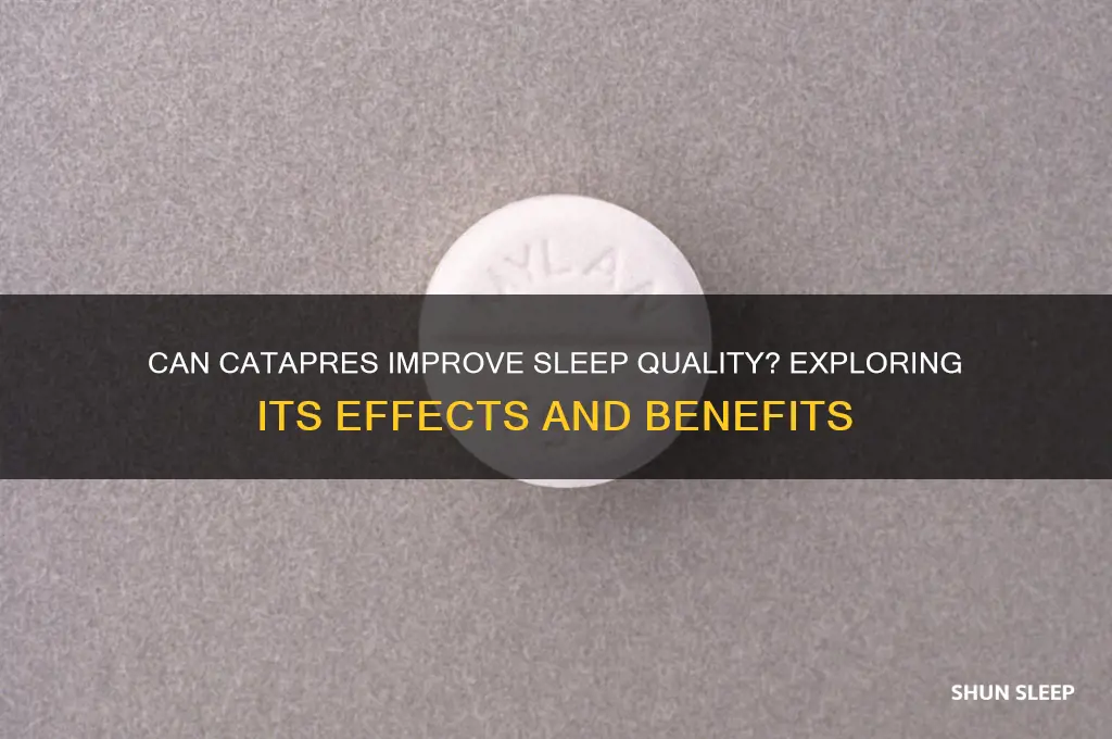 does catapres help you sleep