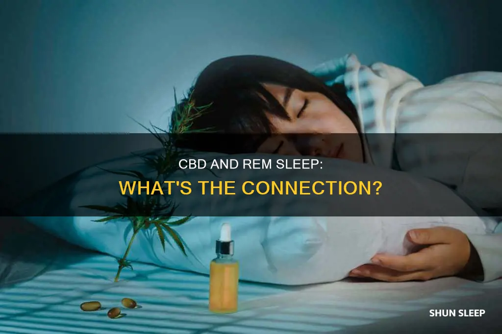 does cbd block rem sleep