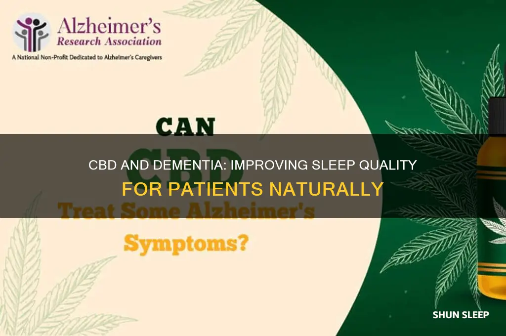 does cbd help dementia patients sleep
