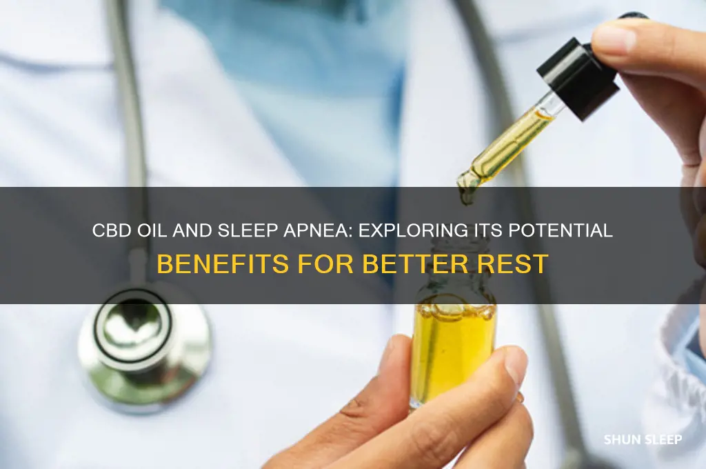 does cbd oil help sleep apnea