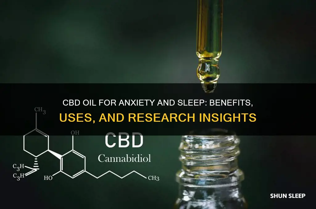 does cbd oil help with anxiety and sleep