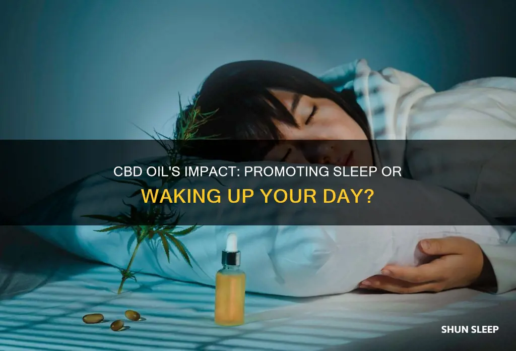 does cbd oil sleep or wake