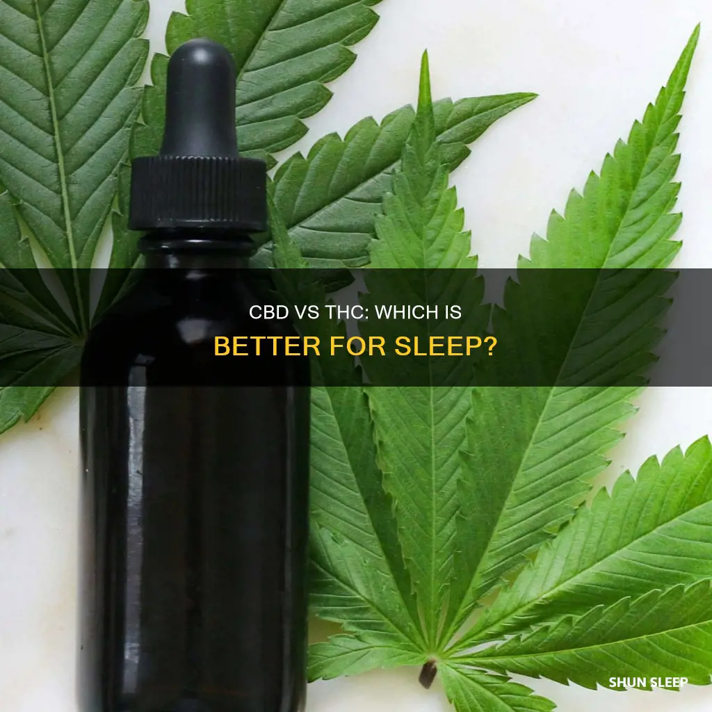 does cbd or thc work better for sleep