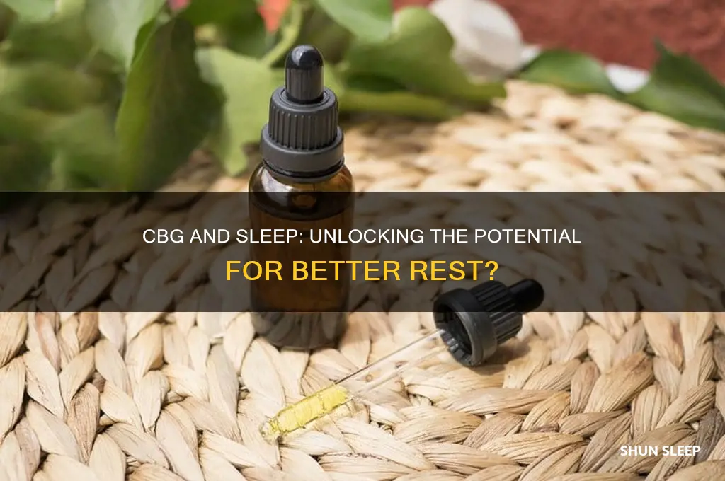 does cbg help with sleep