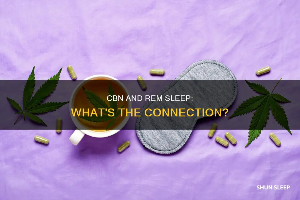 does cbn disrupt rem sleep