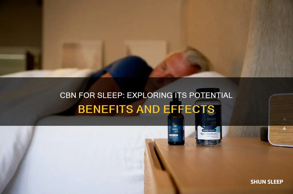 does cbn help with sleep