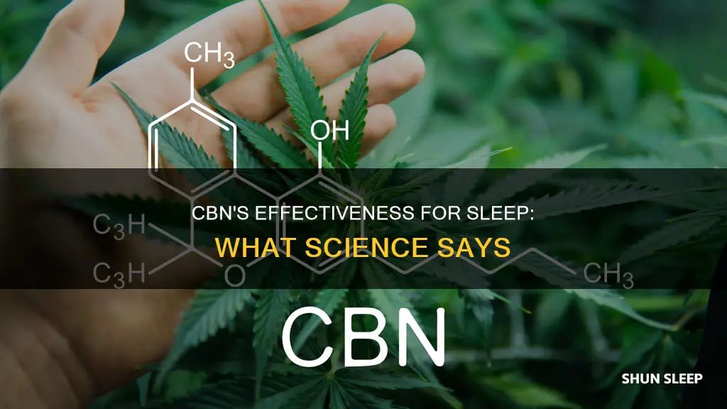 does cbn work for sleep