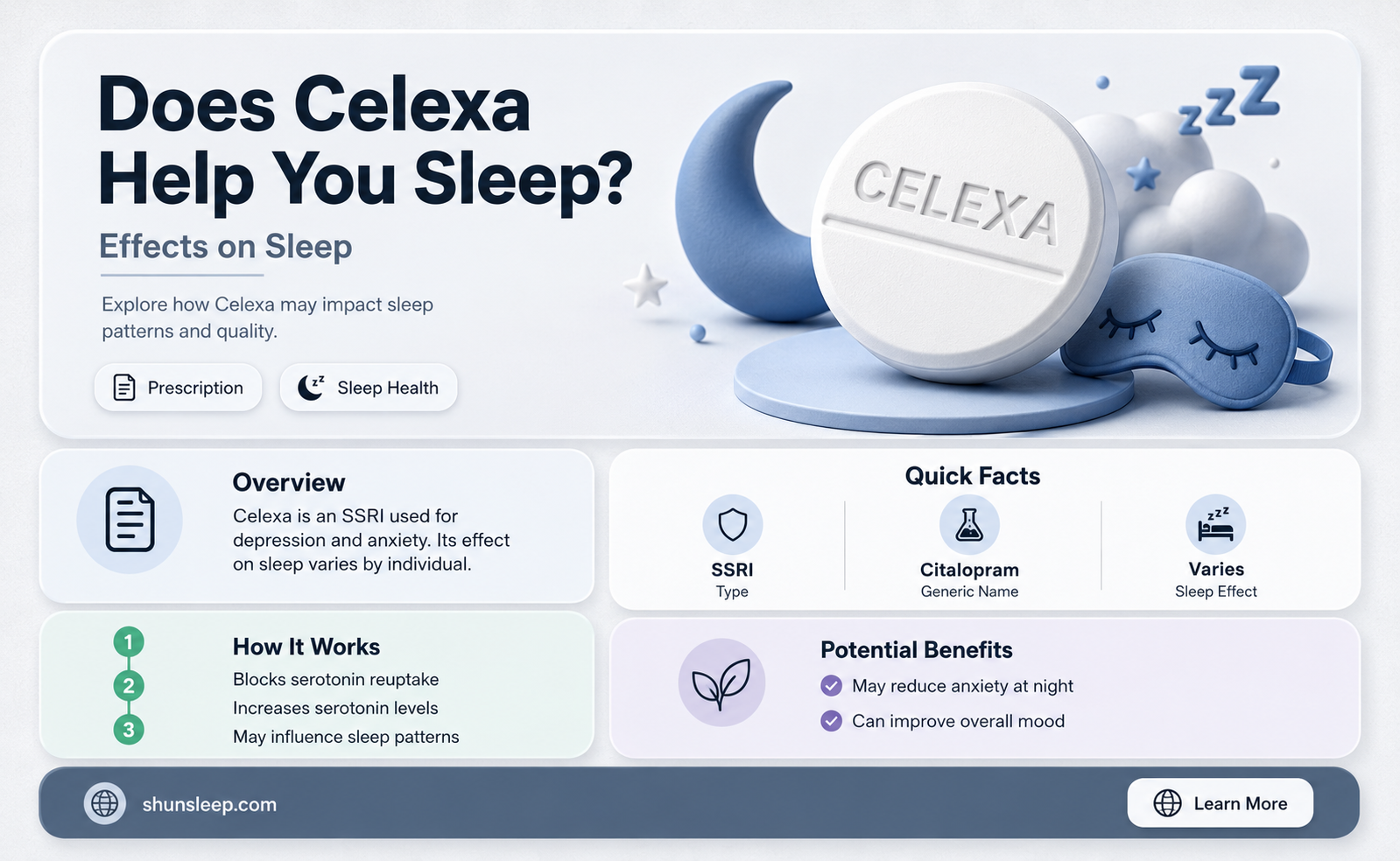 can celexa be used as a sleeping pill