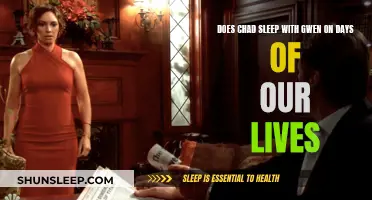 Chad and Gwen's Days of Our Lives: Sleeping Together?