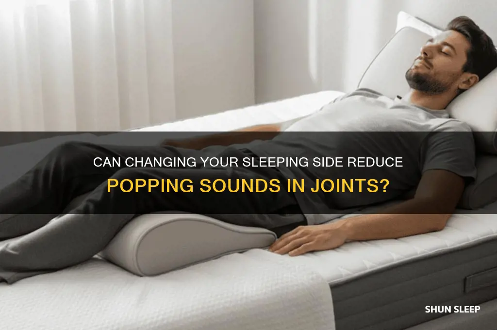 does changing sleeping side help with poppibg