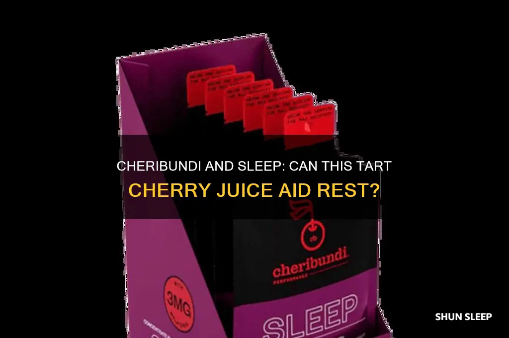 does cheribundi help with sleep