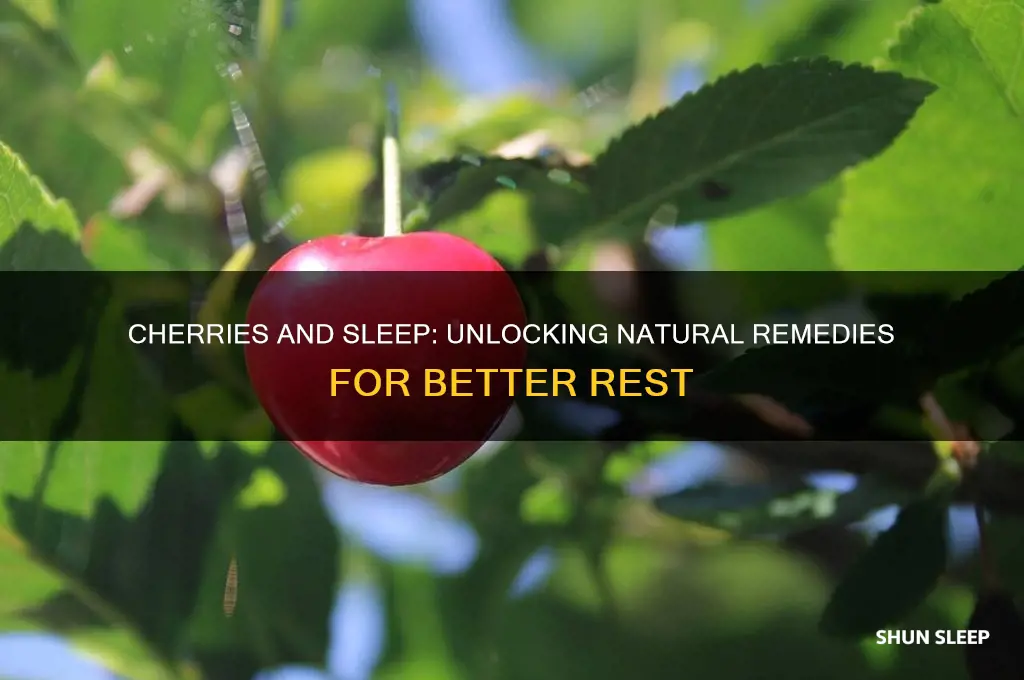does cherries help with sleep
