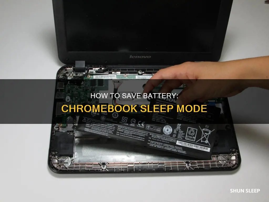 does chromebook sleep use battery