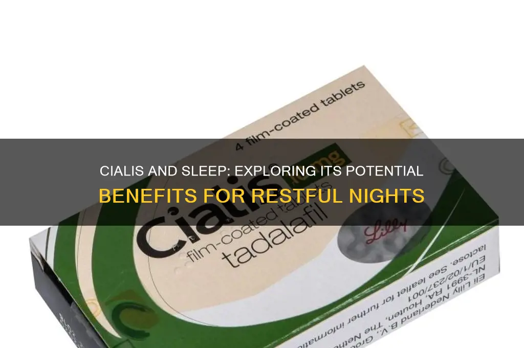 does cialis help sleep