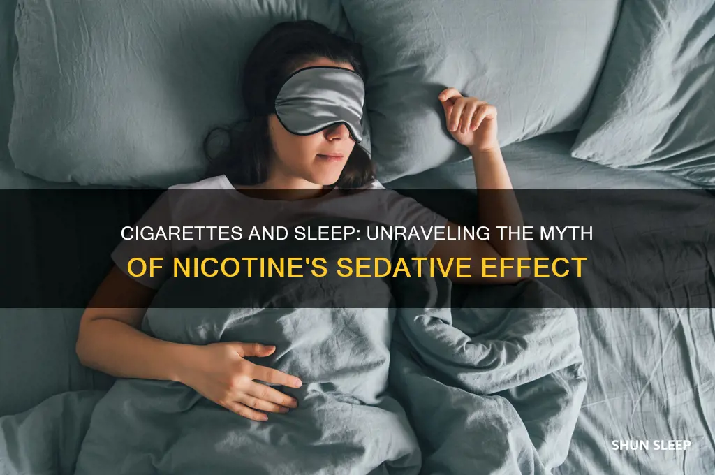 does cigarettes help you sleep