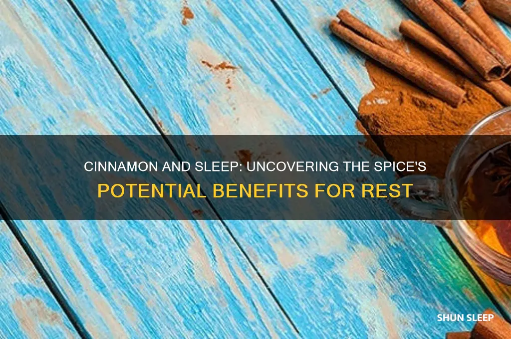 does cinnamon help sleep