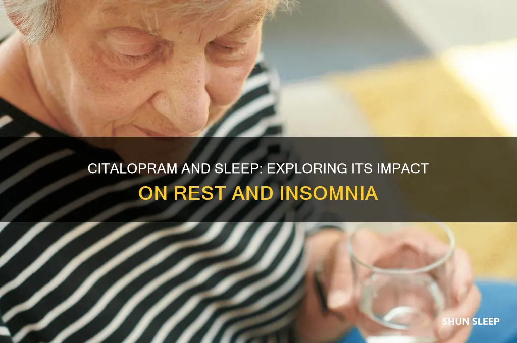 does citalopram help with sleep
