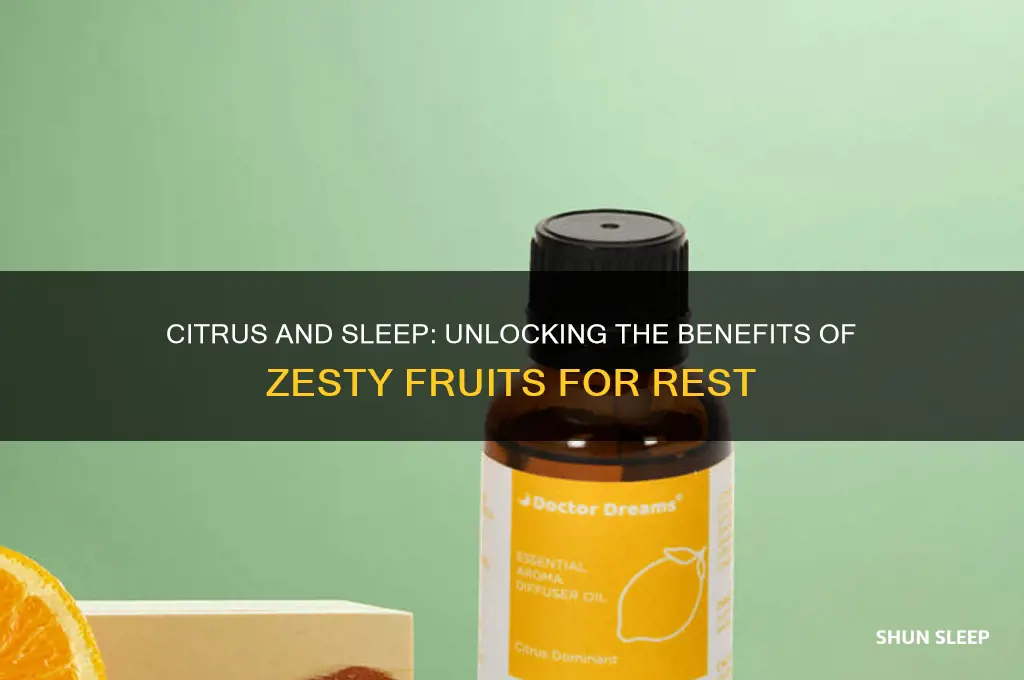does citrus help you sleep