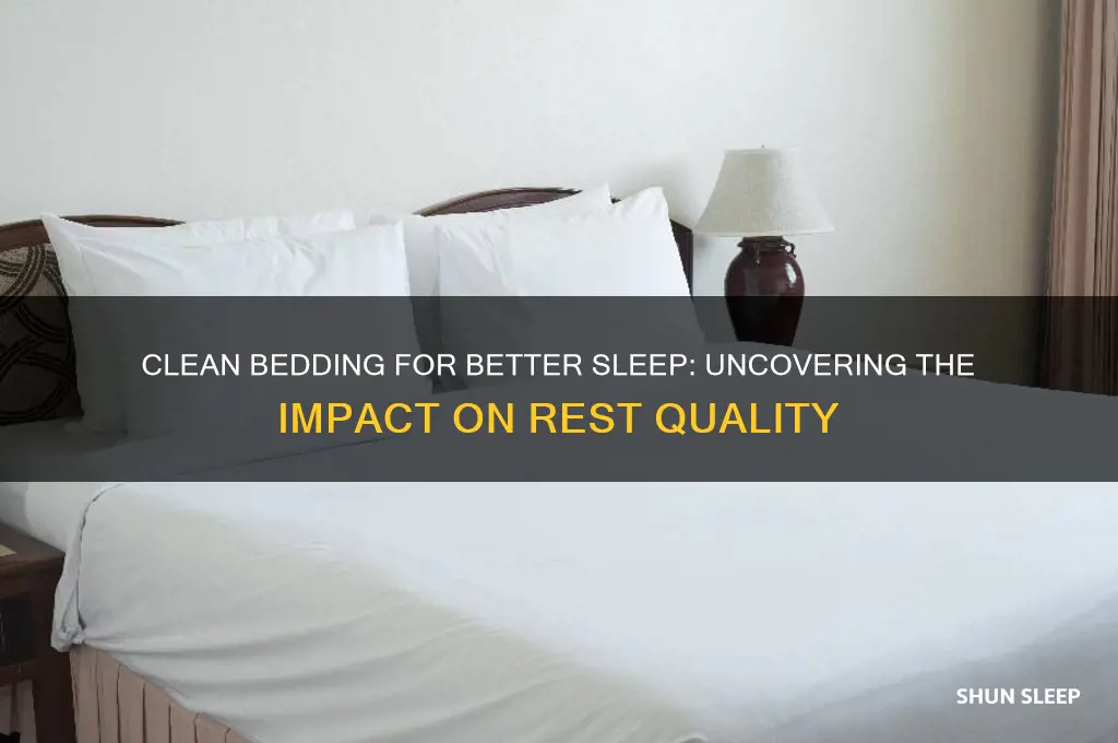 does clean bedding help you sleep