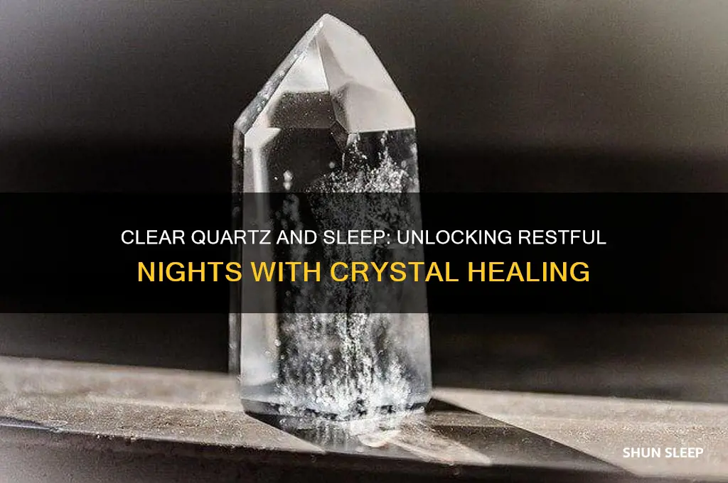 does clear quartz help with sleep