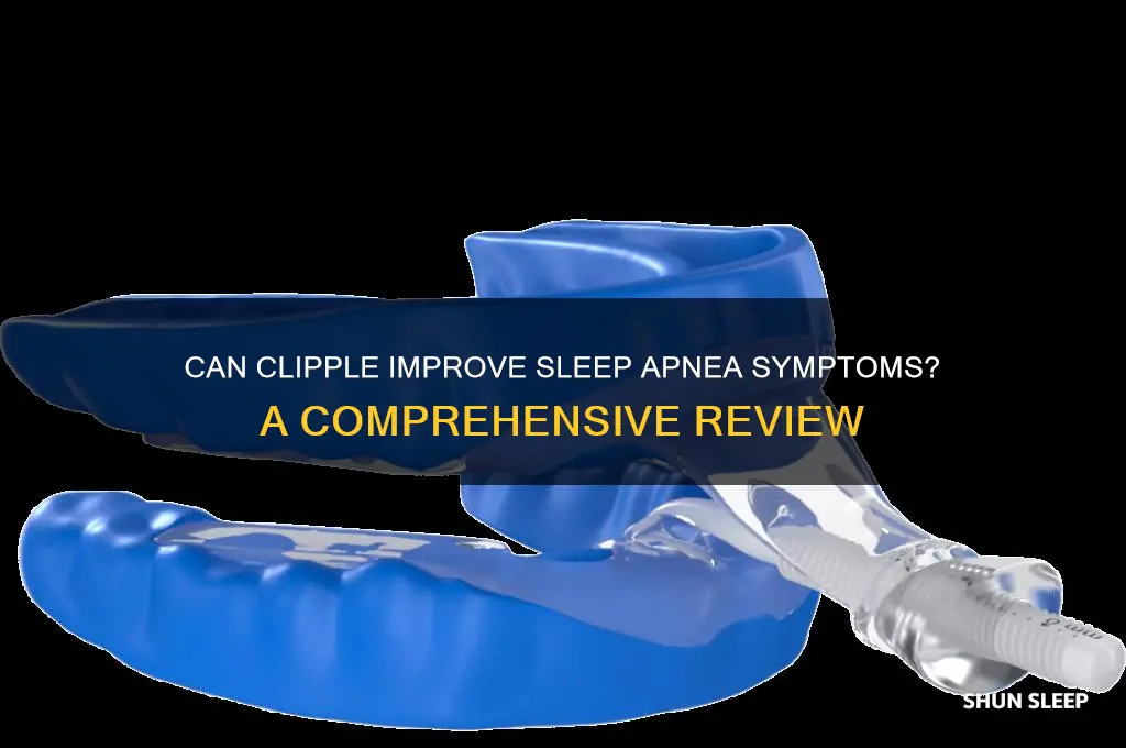 does clipple help sleep apnea