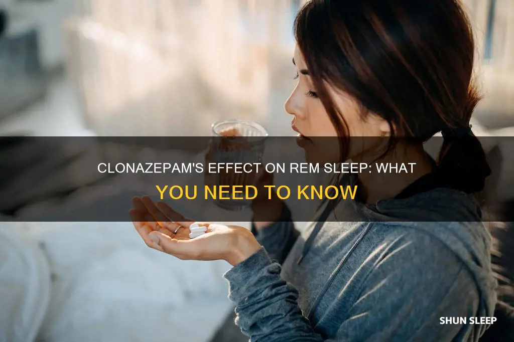 does clonazepam have any effect on rem sleep