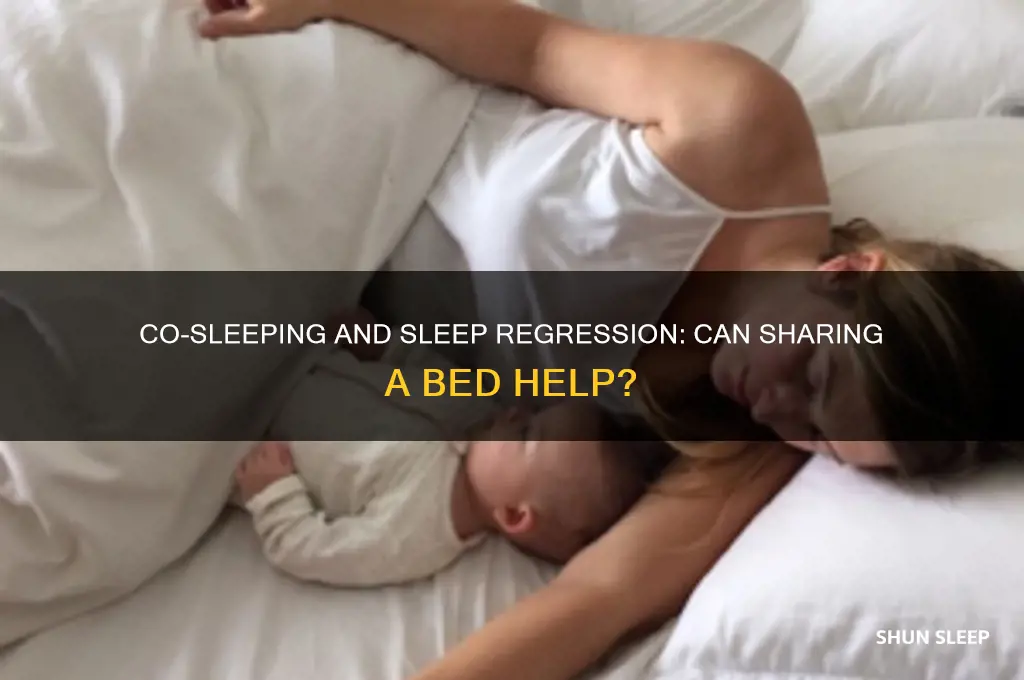 does co sleeping help with sleep regression