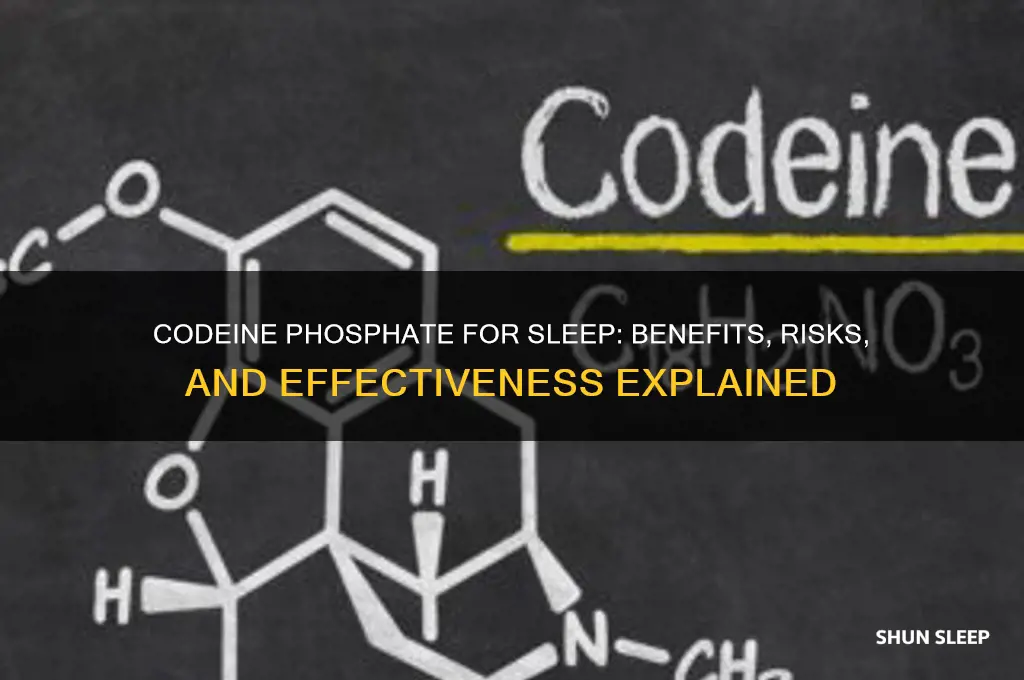 does codeine phosphate help you sleep