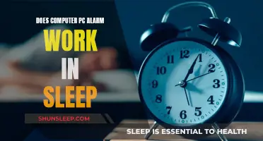Computer Sleep Mode: Does the Alarm Work?