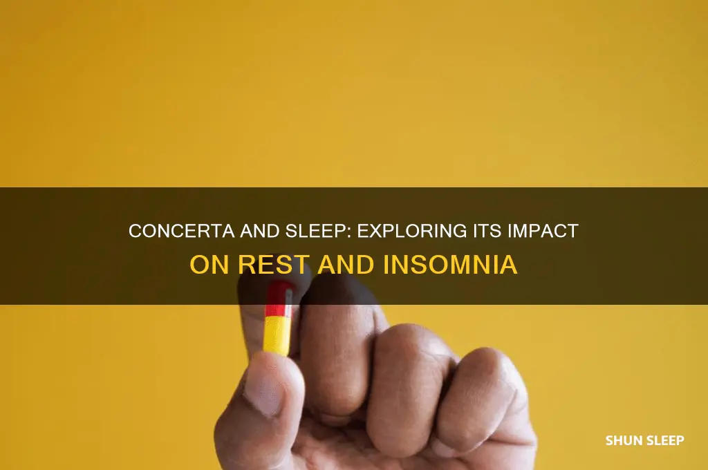 does concerta help with sleep