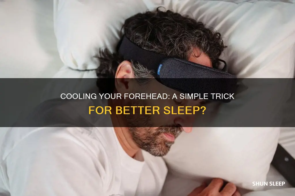 does cooling forehead help with sleep