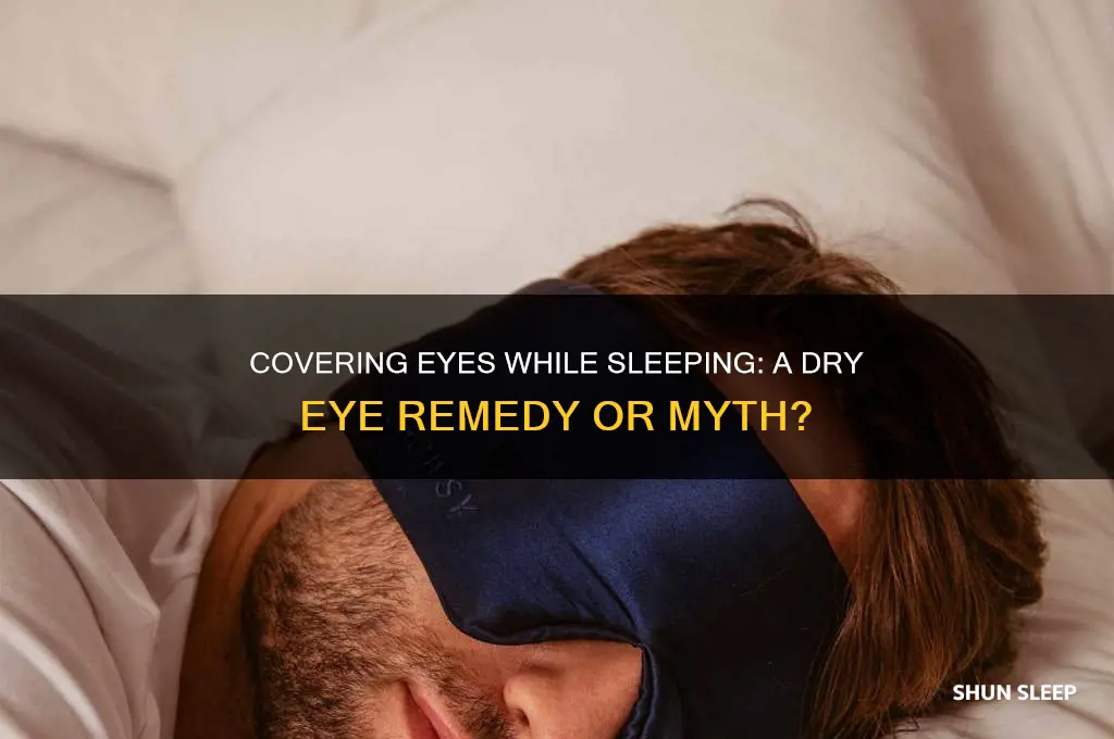 does covering eyes while sleeping help dry eye