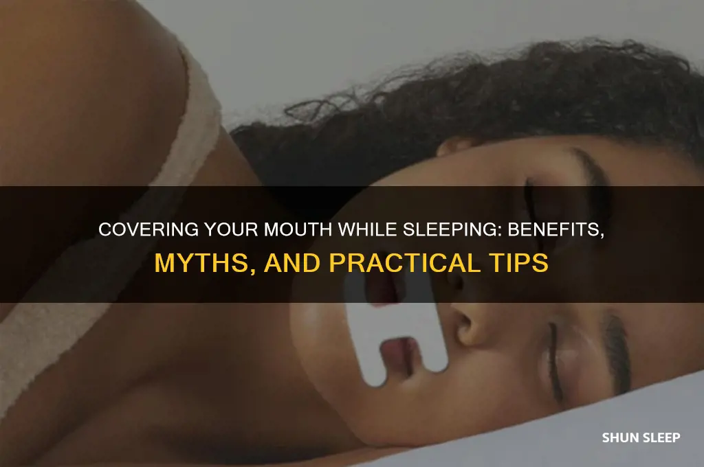 does covering your mouth when you sleep help