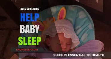Can Cow's Milk Improve Your Baby's Sleep Quality? Expert Insights