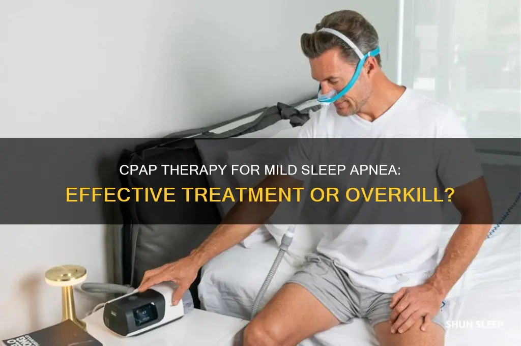 does cpap help mild sleep apnea