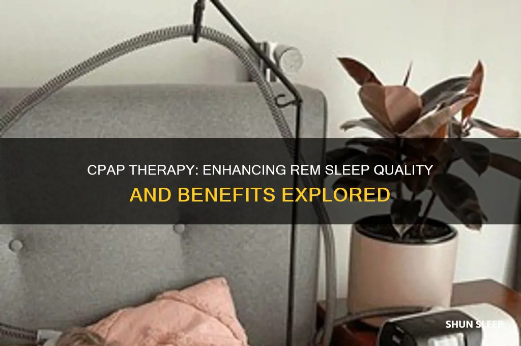 does cpap help rem sleep