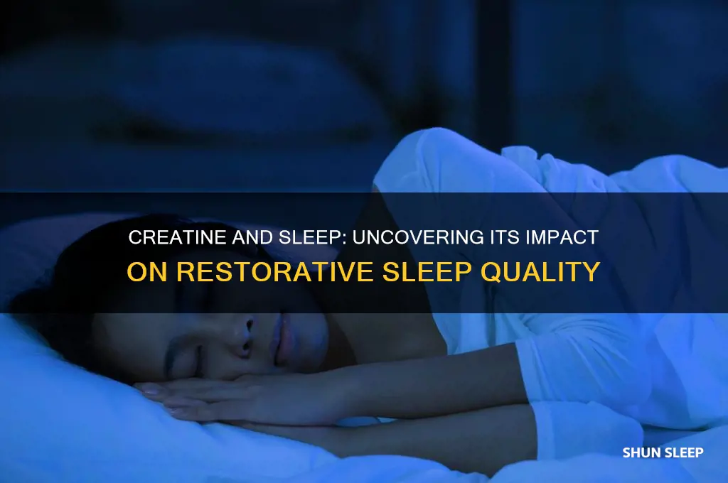 does creatine help with sleep