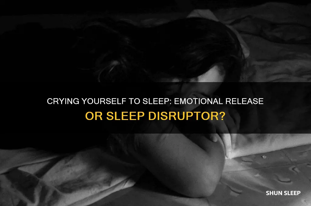 does crying yourself to sleep help