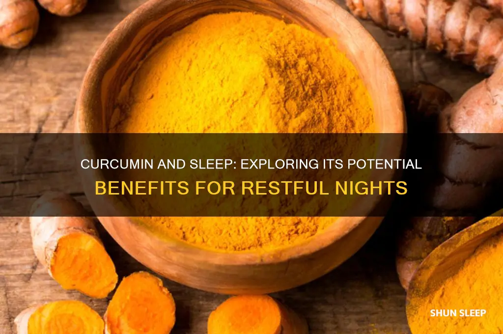 does curcumin help with sleep