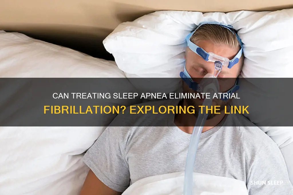 does cure of sleep apnea gets rid of afib